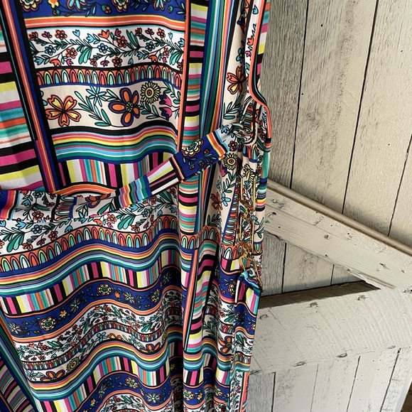 Nina Leonard Floral Print Dress size M - Picture 3 of 8